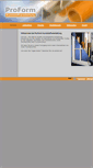 Mobile Screenshot of proform-profile.de